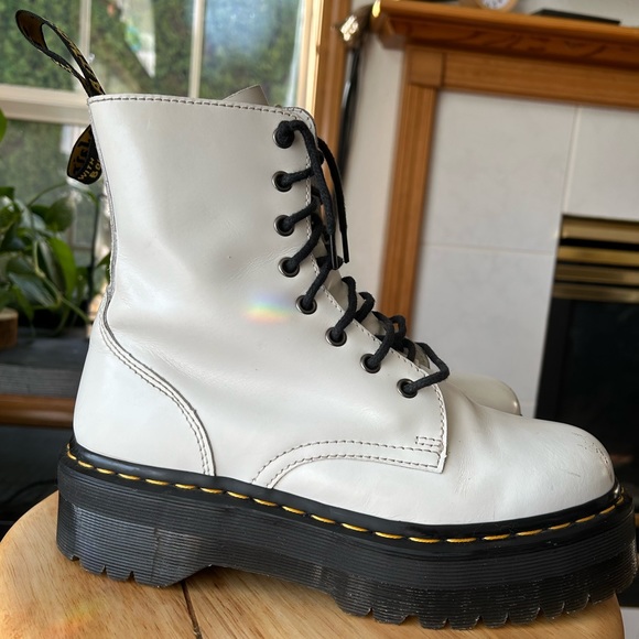 Jadon Boot Smooth Leather Platforms - Picture 3 of 11